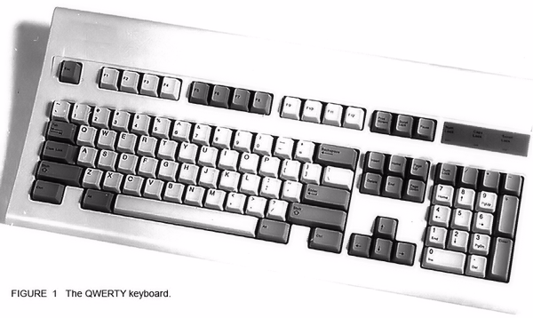 The QWERTY keyboard