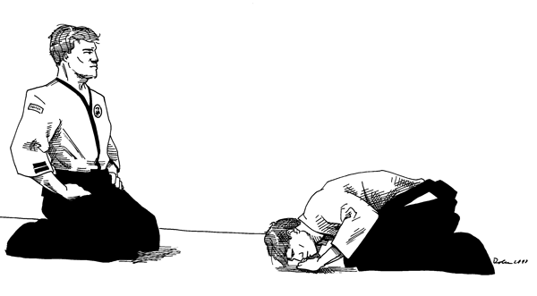 Bowing to my Master?