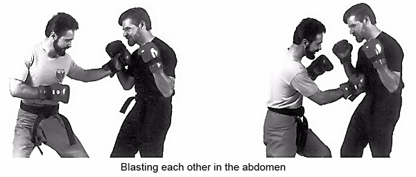 Abdomen punching drill