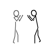 Ready position: Real Right Punch