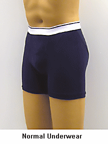 Wearing a cup--step 1